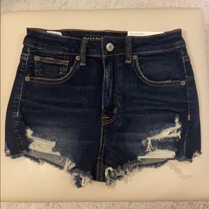 American Eagle Dark Wash Short Shorts
